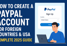 How to create a PayPal account for foreign countries and USA - Complete 2025 guide