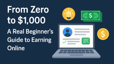From Zero to $1,000: A Real Beginner’s Guide to Earning Online 24 From zero to $1,000 - beginner’s guide to earning online in 2025
